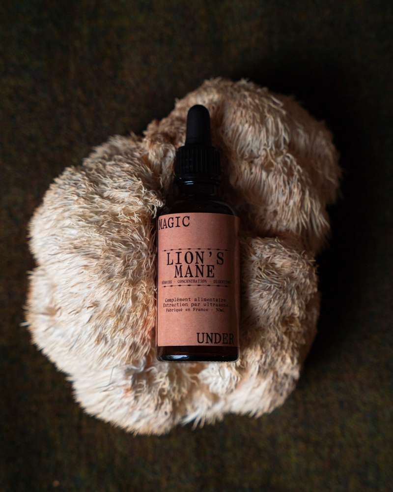 Fiole Lion's Mane sur Champignon